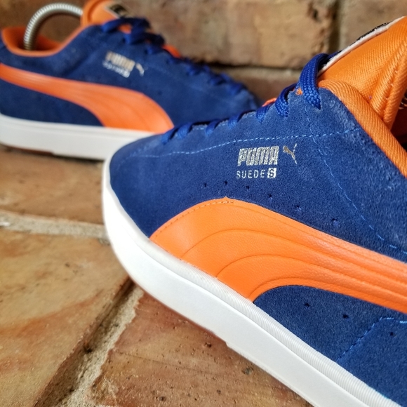 Puma | Shoes | Puma Suede S Orange Blue 